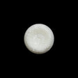 Concave Plastic Shank Back Button - White Beaded Look Embossed - 24L/15mm