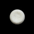 Concave Plastic Shank Back Button - White Beaded Look Embossed - 30L/19mm