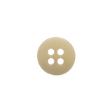 Bone 4-Hole Button - 20L/12.5mm - Off White Narrow Rim