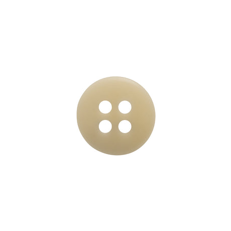 Bone 4-Hole Button - 20L/12.5mm - Off White Narrow Rim