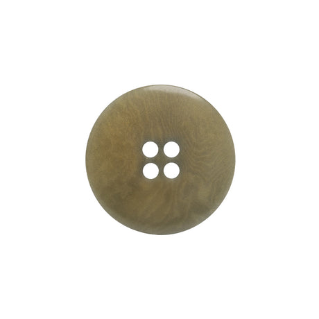 Horn 4-Hole Button - 32L/20mm - Light Gray Green Narrow Rim