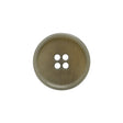 Horn 4-Hole Button - 32L/20mm - Light Gray Green Narrow Rim