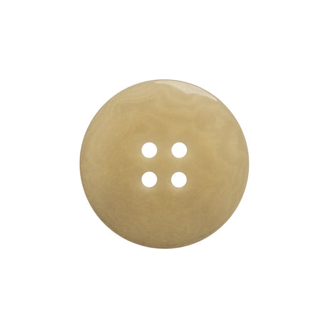 Horn 4-Hole Button - 34L/21.5mm - Ivory Narrow Rim