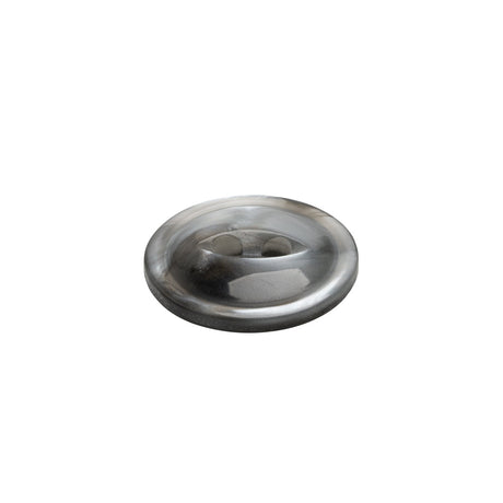 Plastic 2-Hole Button - 28L/18mm - Translucent Gray Swirl