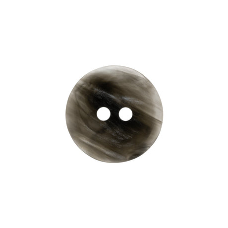 Plastic 2-Hole Button - 28L/18mm - Translucent Gray Swirl