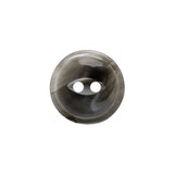 Plastic 2-Hole Button - 28L/18mm - Translucent Gray Swirl