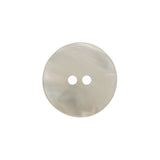 Plastic 2-Hole Button - 32L/20mm - Translucent White Swirl
