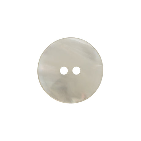 Plastic 2-Hole Button - 32L/20mm - Translucent White Swirl