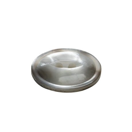 Plastic 2-Hole Button - 36L/23mm - Translucent Gray Swirl