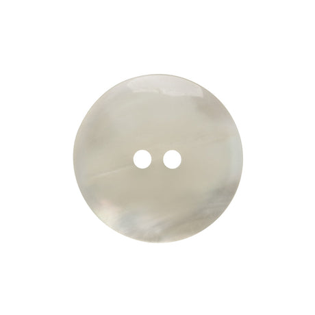 Plastic 2-Hole Button - 36L/23mm - Translucent White Swirl