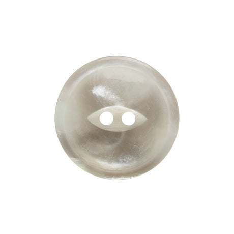 Plastic 2-Hole Button - 36L/23mm - Translucent White Swirl