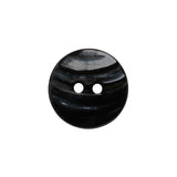 Shell 2-Hole Button - 30L/19mm - Brown and Oilslick