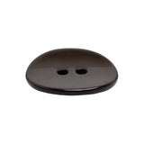 Plastic 2-Hole Button - 40L/25.5mm - Brown Faux-Shell