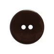 Plastic 2-Hole Button - 40L/25.5mm - Brown Faux-Shell
