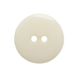 Plastic 2-Hole Button - 40L/25.5mm - Iridescent White Dish Shaped