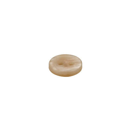 Plastic 2-Hole Button - 16L/10mm - Shimmering Cream