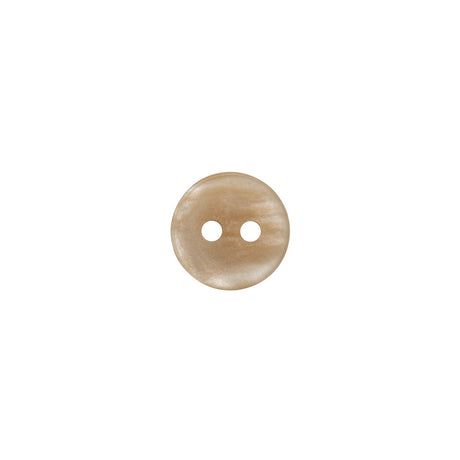 Plastic 2-Hole Button - 16L/10mm - Shimmering Cream