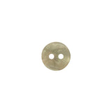 Plastic 2-Hole Button - 16L/10mm - Shimmering Light Olive Green