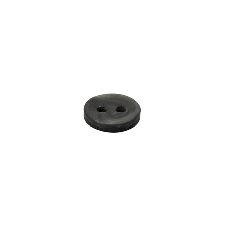Plastic 2-Hole Button - 16L/10mm - Shimmering Charcoal