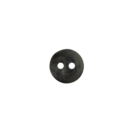 Plastic 2-Hole Button - 16L/10mm - Shimmering Charcoal
