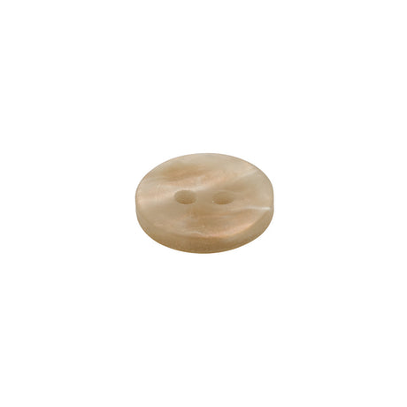 Plastic 2-Hole Button - 20L/12.5mm - Shimmering Cream