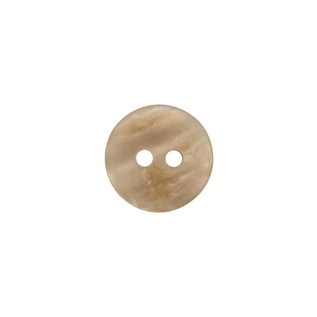 Plastic 2-Hole Button - 20L/12.5mm - Shimmering Cream