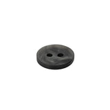 Plastic 2-Hole Button - 20L/12.5mm - Shimmering Charcoal