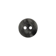 Plastic 2-Hole Button - 20L/12.5mm - Shimmering Charcoal