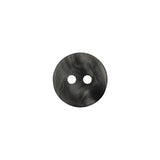 Plastic 2-Hole Button - 20L/12.5mm - Shimmering Charcoal