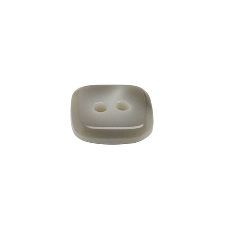 Square Plastic 2-Hole Button - 24L/15mm - Gray Ombre