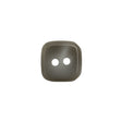 Square Plastic 2-Hole Button - 24L/15mm - Gray Ombre