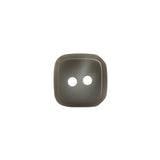 Square Plastic 2-Hole Button - 24L/15mm - Gray Ombre
