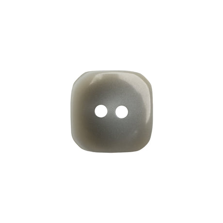 Square Plastic 2-Hole Button - 28L/18mm - Gray Ombre