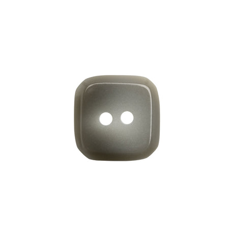 Square Plastic 2-Hole Button - 28L/18mm - Gray Ombre