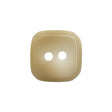 Square Plastic 2-Hole Button - 36L/23mm - Beige Ombre