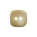 Square Plastic 2-Hole Button - 36L/23mm - Beige Ombre