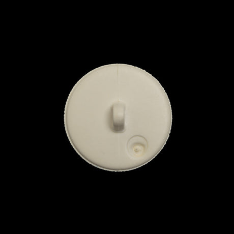 Plastic Shank Back Button - 32L/20mm - Ivory Radiating Sticks