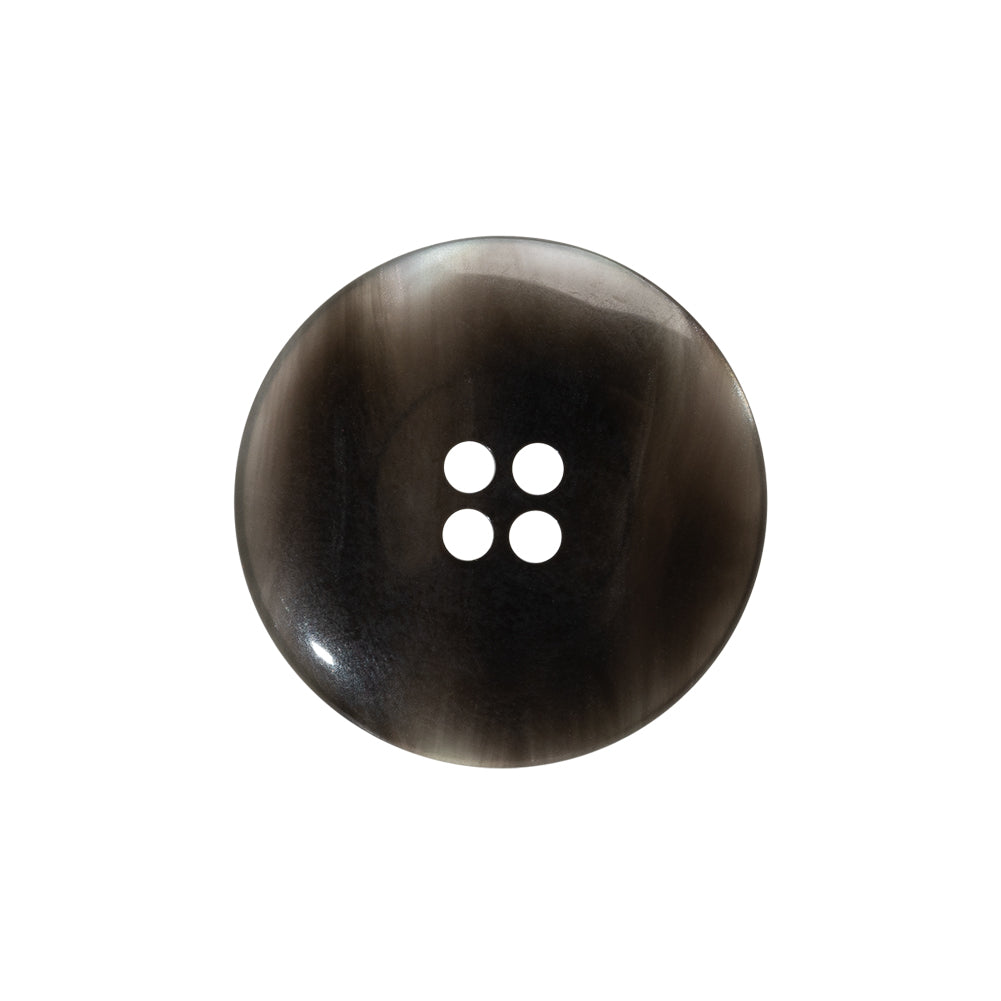 Shell 4-Hole Button - 36L/23mm - Gray Iridescent Wide Rim