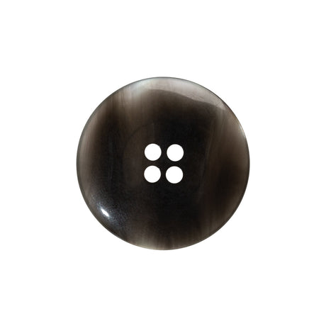 Shell 4-Hole Button - 36L/23mm - Gray Iridescent Wide Rim