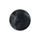 Plastic Shank Back Button - 36L/23mm - Charcoal and Gray Shimmer Swirl