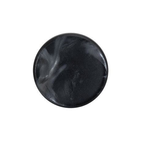 Plastic Shank Back Button - 36L/23mm - Charcoal and Gray Shimmer Swirl
