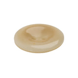 Bone 2-Hole Button - 40L/25.5mm - Beige and Cream Gentle Curves