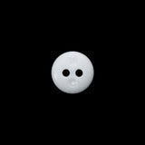 Plastic 2-Hole Button - 18L/11.5mm - White Saw Tooth Rim