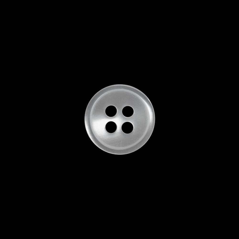 Plastic 4-Hole Button - 18L/11.5mm - Luminous White