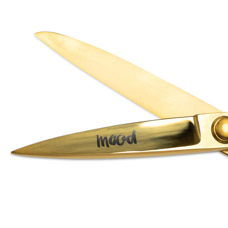 9" Knife-Edge Dressmaker's Shears by Mood - Metallic Gold