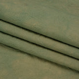 Olive Mottled Wrinkled Lightweight Cotton Canvas
