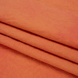 Terracotta Mottled Wrinkled Lightweight Cotton Canvas
