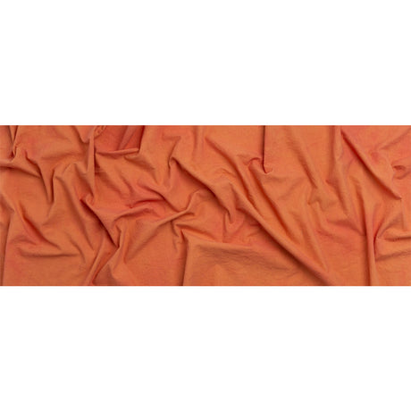 Terracotta Mottled Wrinkled Lightweight Cotton Canvas