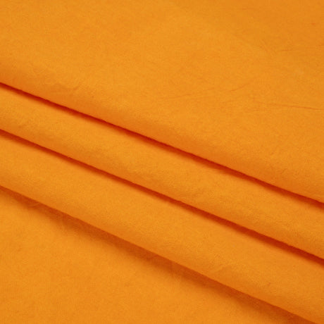 Goldenrod Mottled Wrinkled Lightweight Cotton Canvas