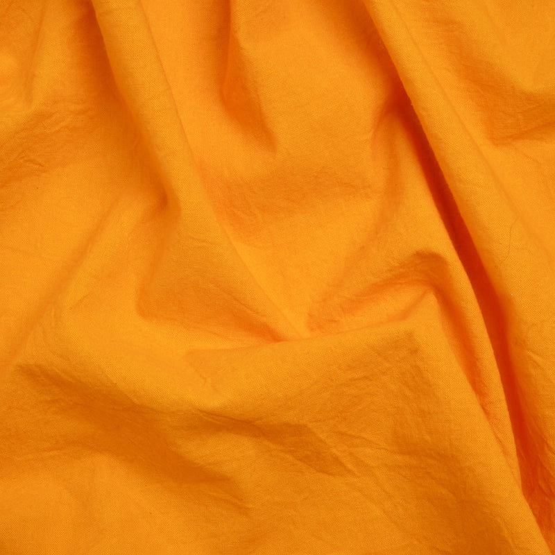 Goldenrod Mottled Wrinkled Lightweight Cotton Canvas